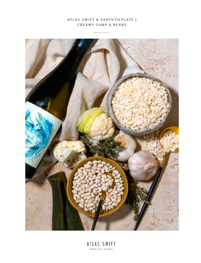 A Modern Take on Tradition: Atlas Swift Cederberg Chardonnay & Creamy Samp and Beans